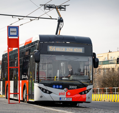 New electric buses in the...
