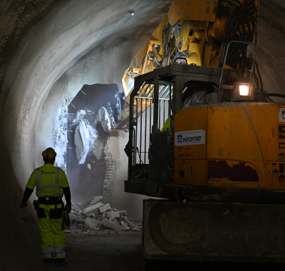 Metro D je poprvé propojeno...