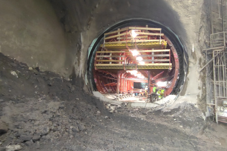 240819_zahájení betonáže staniční tunel Olbrachtova